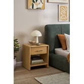 Temple &amp; Webster Joey Mango Wood Bedside Table