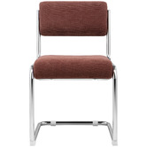 Temple &amp; Webster Clements Cantilever Upholstered Dining Chairs
