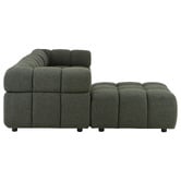 Temple &amp; Webster Levi 4 Seater Boucle Modular Sofa &amp; Ottoman Set