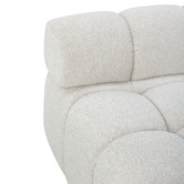 Temple &amp; Webster Levi Boucle Armless Lounge Chair