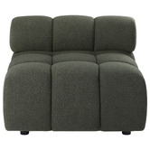 Temple &amp; Webster Levi Boucle Armless Lounge Chair