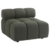 Temple &amp; Webster Levi Boucle Armless Lounge Chair