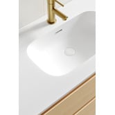 Temple &amp; Webster Havana 1200mm Wall Hung Single Vanity with Integrated Basin