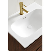Temple &amp; Webster Havana 600mm Wall Hung Single Vanity with Integrated Basin
