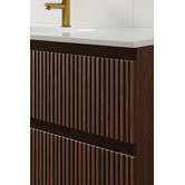 Temple &amp; Webster Panama 1200mm Wall Hung Single Vanity with Integrated Basin