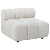 Temple &amp; Webster Levi Boucle Armless Lounge Chair