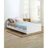 Temple &amp; Webster Wavy Single Floor Bed