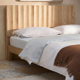 Temple &amp; Webster Hendry Mango Wood Bedhead