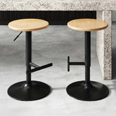 Temple &amp; Webster Raffi Adjustable Bar Stools