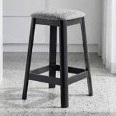 Temple &amp; Webster 65cm Reid Boucle Counter Stool