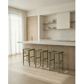Temple &amp; Webster 65cm Kobe Ash Wood Barstool