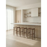Temple &amp; Webster 65cm Kobe Ash Wood Barstool