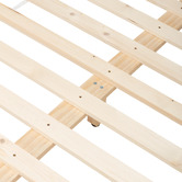 Temple &amp; Webster Bobble Pine Wood Ball Foot Bed