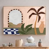 Temple &amp; Webster Aegean Archway Framed Canvas Wall Art