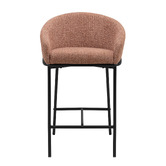 Temple &amp; Webster 65cm Tammy Boucle Counter Stool