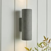 Temple &amp; Webster Ambrose Terrazzo Outdoor Up-Down Wall Light