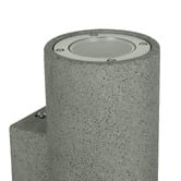 Temple &amp; Webster Ambrose Terrazzo Outdoor Up-Down Wall Light