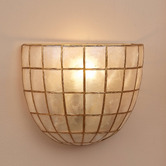 Temple &amp; Webster Ellidy Capiz Shell Wall Light