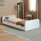 Temple &amp; Webster Wavy Single Floor Bed