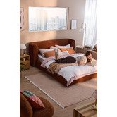 Temple &amp; Webster Gala Velvet Queen Bed
