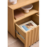 Temple &amp; Webster Mia Mango Wood Bedside Table