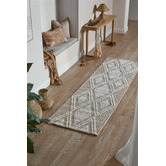 Temple &amp; Webster Sol Hand-Woven Jute &amp; Wool Rug