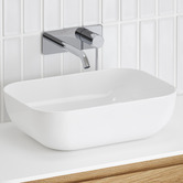 Temple &amp; Webster Sabina 460mm Rectangular Ceramic Above Counter Basin