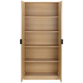 Temple &amp; Webster Hatty Slatted 2 Door Cupboard