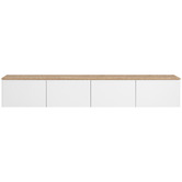 Temple &amp; Webster Brianna 4 Door Wall-Mounted TV Unit