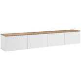 Temple &amp; Webster Brianna 4 Door Wall-Mounted TV Unit