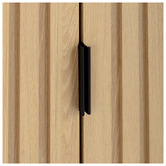 Temple &amp; Webster Hatty Slatted 2 Door Cupboard
