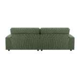 Temple &amp; Webster Casper 4 Seater Corduroy Sofa with Reversible Chaise