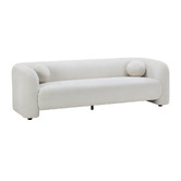 Temple &amp; Webster Serena 3 Seater Boucle Sofa