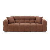 Temple &amp; Webster Zara 3 Seater Chenille Sofa