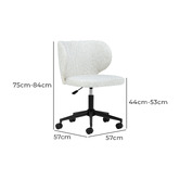 Temple &amp; Webster Petra Chenille Office Chair