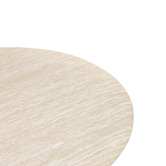 Temple &amp; Webster Julius Travertine-Look Extendable Dining Table