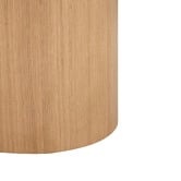 Temple &amp; Webster Rio Radial Parquetry Round Dining Table