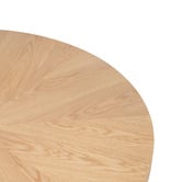 Temple &amp; Webster Rio Radial Parquetry Round Dining Table
