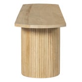 Temple &amp; Webster Anika Oval Mango Wood Dining Table &amp; Bench Set