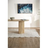 Temple &amp; Webster Anika Oval Mango Wood Dining Table &amp; Bench Set