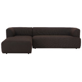 Temple &amp; Webster Gala Boucle 4 Seater Sofa with Chaise