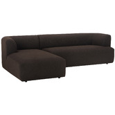 Temple &amp; Webster Gala Boucle 4 Seater Sofa with Chaise