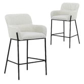 Temple &amp; Webster 65cm Andra Upholstered Bar Stools