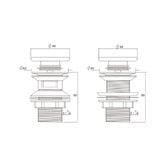 Temple &amp; Webster Cosmo 500mm Matte White Pill Ceramic Above Counter Basin