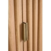 Temple &amp; Webster Meira Mango Wood 4 Door Sideboard Buffet