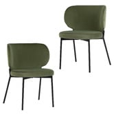 Temple &amp; Webster Petra Upholstered Dining Chairs