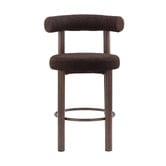 Temple &amp; Webster 66.5cm Roselin Boucle Bar Stools