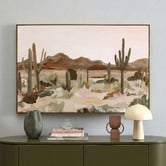 Temple &amp; Webster Desert Hues Framed Canvas Wall Art