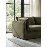 Temple &amp; Webster Jude 4 Seater Slipcover Sofa