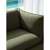 Temple &amp; Webster Jude 5 Seater Slipcover Corner Sofa
